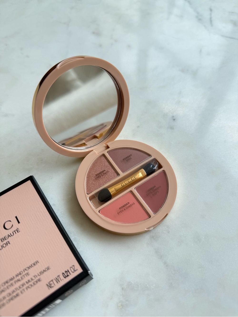 Gucci Palette de Beaute Quatuor in Rosa Nitida 02 - Eyes, Lips & Cheeks